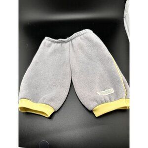 Vtg Cabbage Patch Kids Gray Kitty 1983 Coleco Yellow Trimmed Track Suit Pants